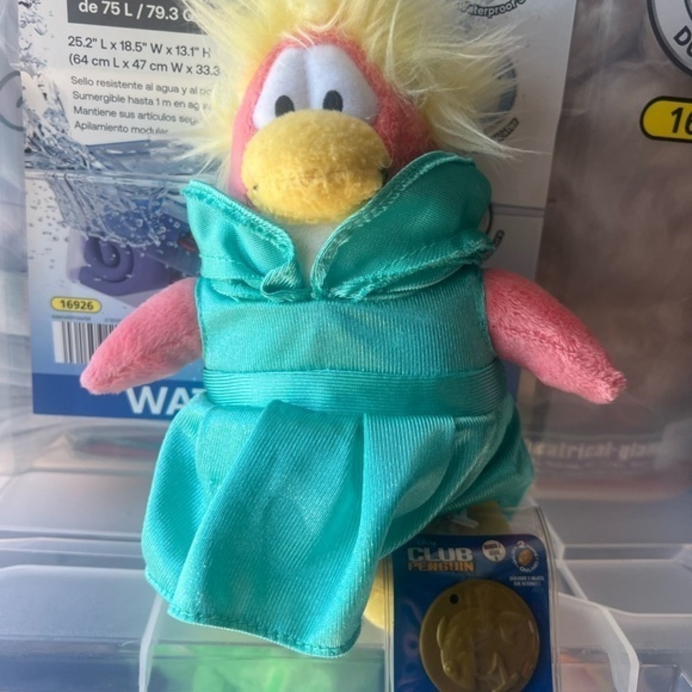 Disney Club Penguin Princess Pink, Plush 8” 
With Tags New